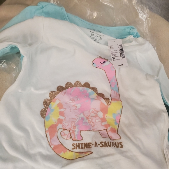 Two Toddler  long sleeve shirt Dino - Picture 1 of 2